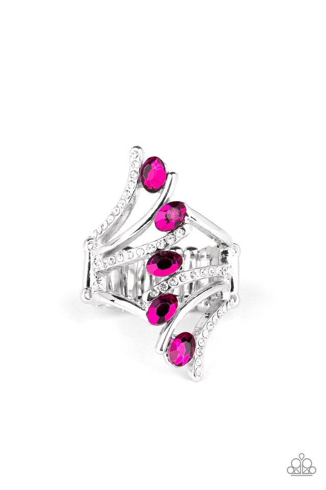 Majestic Marvel - Pink - Paparazzi Ring Image