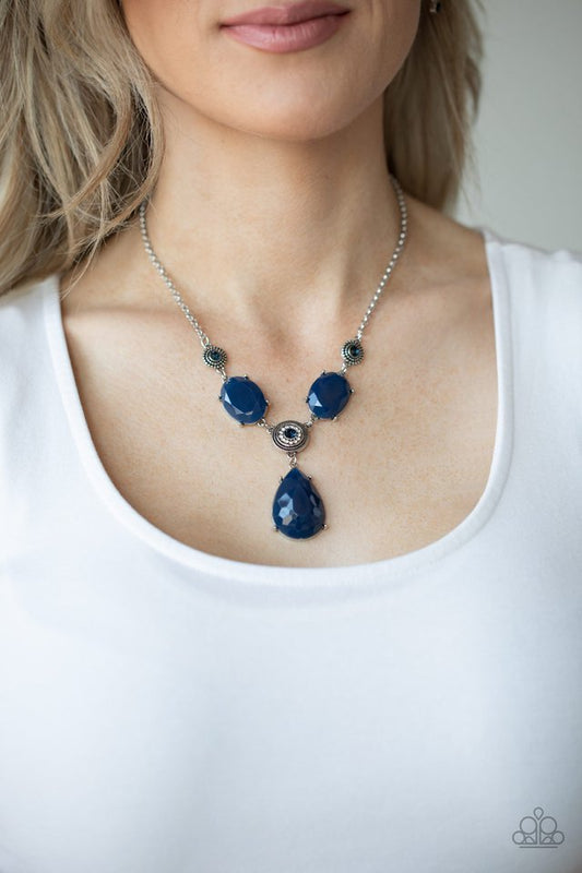 Heirloom Hideaway - Blue - Paparazzi Necklace Image