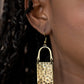 Resort Relic - Brass - Paparazzi Earring Image