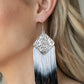 DIP The Scales - Black - Paparazzi Earring Image