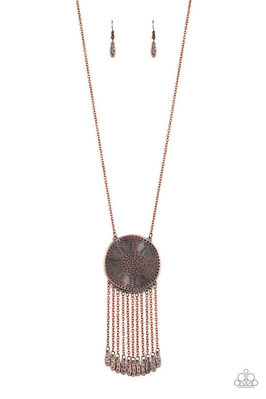 Natures Melody - Copper - Paparazzi Necklace Image