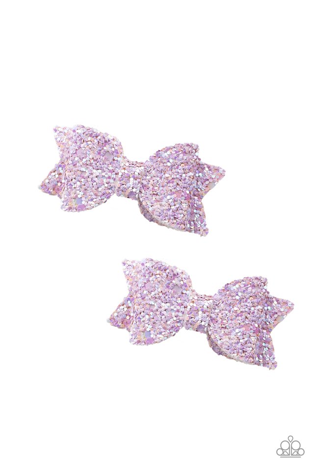 Sprinkle On The Sequins - Purple - Paparazzi Hair Accessories Image