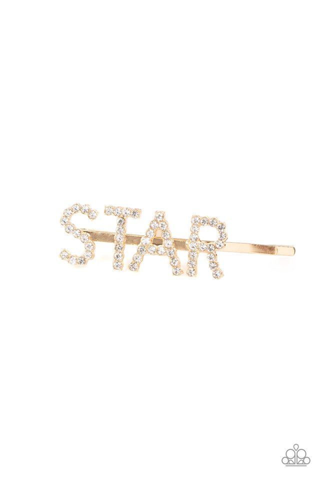Star In Your Own Show - Gold - Paparazzi Hair Accessories Image