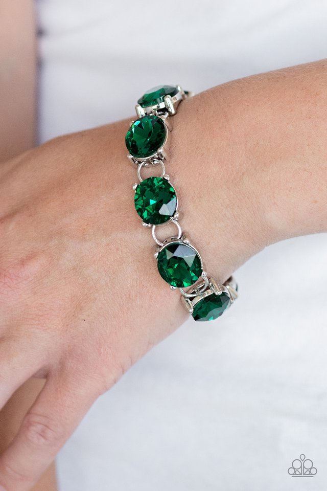 Mind Your Manners - Green - Paparazzi Bracelet Image