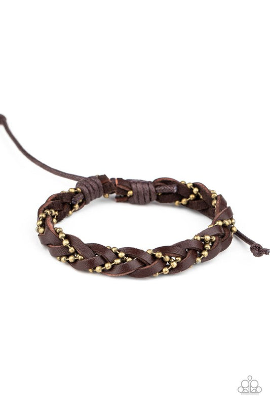 Cowboy Couture - Brown - Paparazzi Bracelet Image