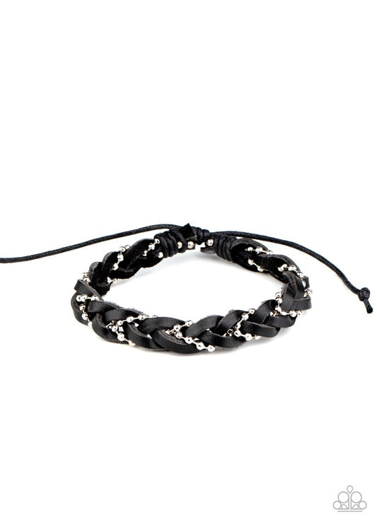 Cowboy Couture - Black - Paparazzi Bracelet Image