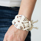 Pulsera Paparazzi ~ Modo Macramé - Blanco - Sept LOP