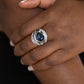 Stepping Up The Glam - Blue - Paparazzi Ring Image