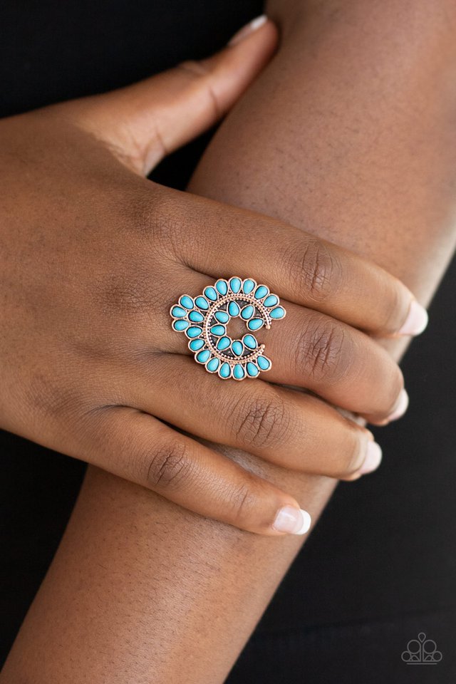 Trendy Talisman - Copper - Paparazzi Ring Image