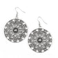 Petal Prana - Silver - Paparazzi Earrings Image