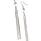 Swing Into Action - Silver - Paparazzi Earring Image