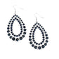 Glacial Glaze - Blue - Paparazzi Earring Image