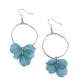 Petals On The Floor - Blue - Paparazzi Earring Image