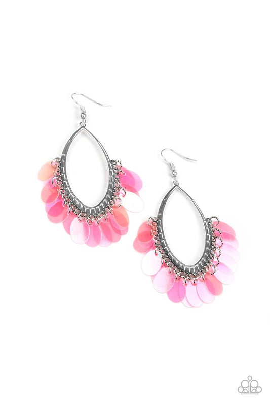 Mermaid Magic - Pink - Paparazzi Earring Image