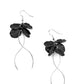 Lets Keep It ETHEREAL- Black - Paparazzi Earring Image