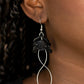 Lets Keep It ETHEREAL- Black - Paparazzi Earring Image