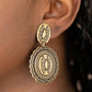 Ageless Artifact - Brass - Paparazzi Earring Image
