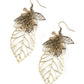 Instant Re-LEAF - Brass - Paparazzi Earring Image