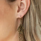 Instant Re-LEAF - Brass - Paparazzi Earring Image