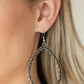 Galaxy Gardens - Black - Paparazzi Earring Image