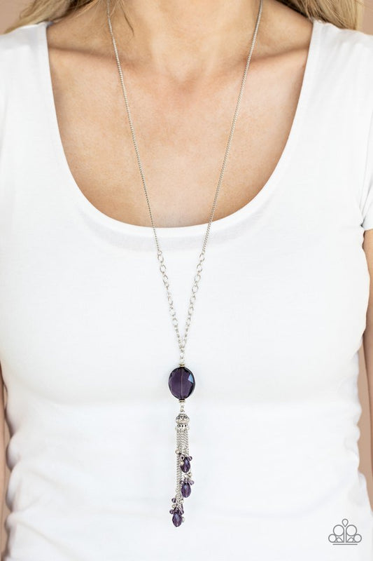 Fringe Flavor - Purple - Paparazzi Necklace Image