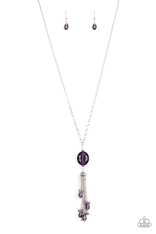 Fringe Flavor - Purple - Paparazzi Necklace Image