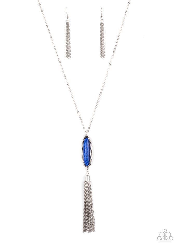 Stay Cool - Blue - Paparazzi Necklace Image