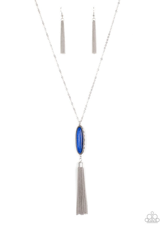 Stay Cool - Blue - Paparazzi Necklace Image