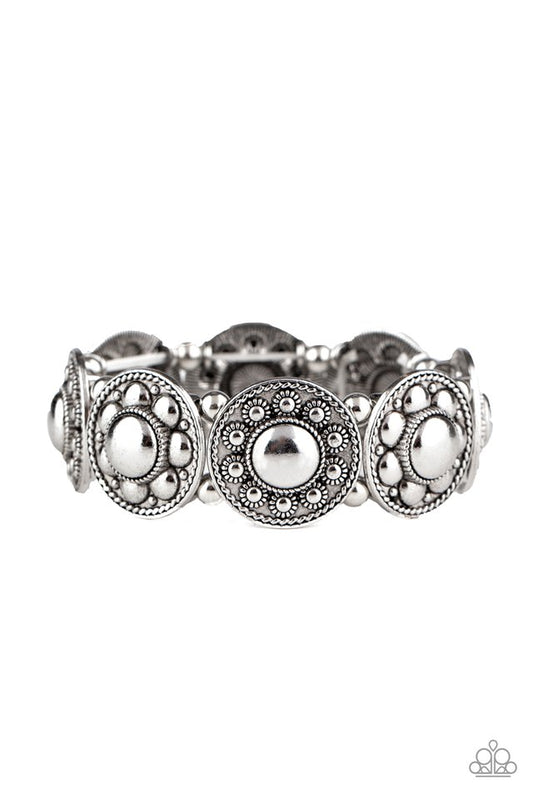 Rural Fields - Silver - Paparazzi Bracelet Image