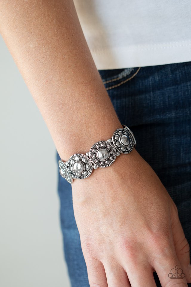 Rural Fields - Silver - Paparazzi Bracelet Image