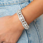 Easy On The ICE - White - Paparazzi Bracelet Image