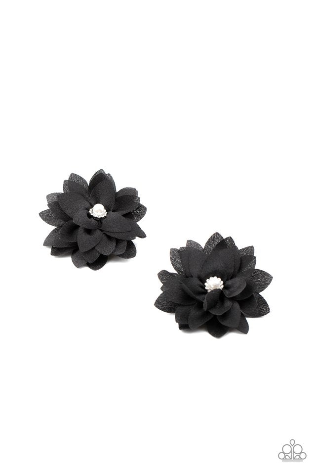 Things That Go BLOOM! - Black - Paparazzi Hair Accessories Image