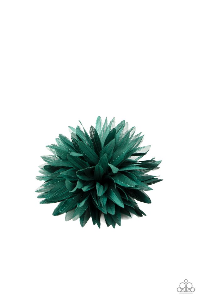 Bloom Baby, Bloom - Green - Paparazzi Hair Accessories Image