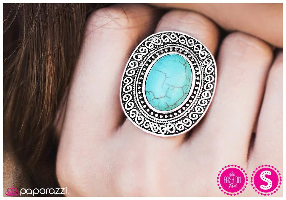 Paparazzi Ring ~ It Comes Naturally - Blue