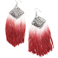 DIP The Scales - Red - Paparazzi Earring Image