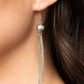 SLEEK-ing Revenge - Silver - Paparazzi Earring Image