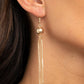SLEEK-ing Revenge - Gold - Paparazzi Earring Image