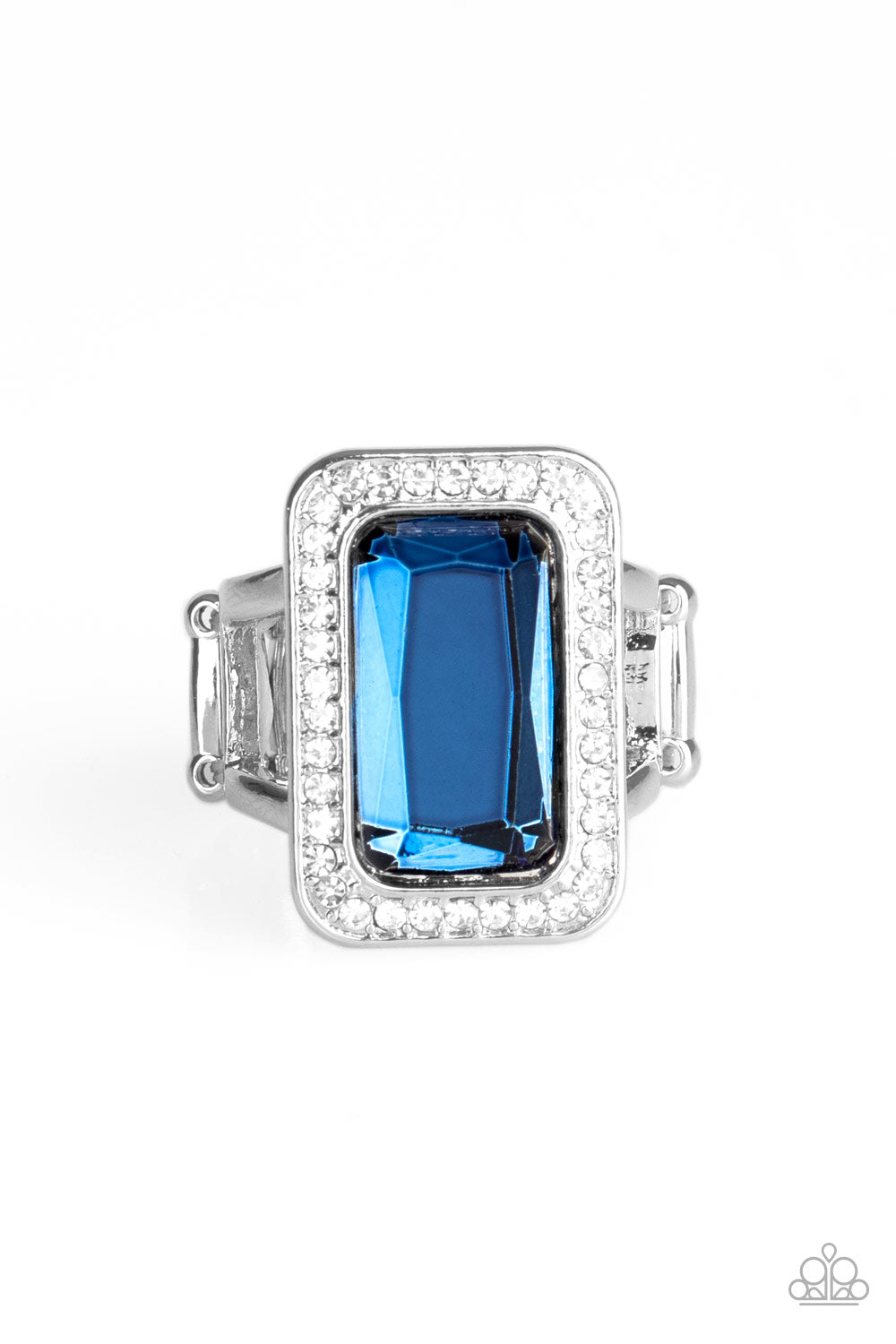 Paparazzi Ring ~ Crown Jewel Jubilee - Blue