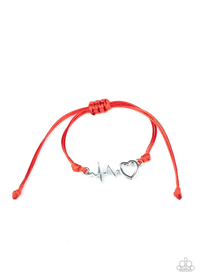 Cardiac Couture - Red - Paparazzi Bracelet Image