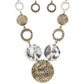 Terra Adventure - Brass - Paparazzi Necklace Image