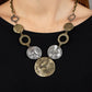 Terra Adventure - Brass - Paparazzi Necklace Image