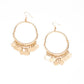 Speed of SPOTLIGHT - Gold - Paparazzi Earring Image