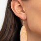 Ethereal Eloquence - Gold - Paparazzi Earring Image