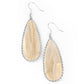 Ethereal Eloquence - White - Paparazzi Earring Image