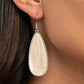 Ethereal Eloquence - White - Paparazzi Earring Image