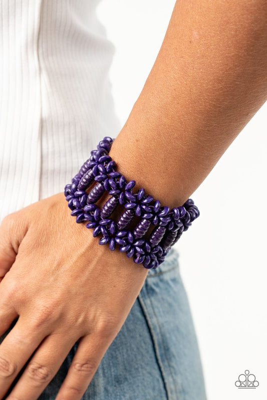 Fiji Flavor - Purple - Paparazzi Bracelet Image