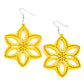 Bahama Blossoms - Yellow - Paparazzi Earring Image