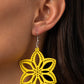 Bahama Blossoms - Yellow - Paparazzi Earring Image