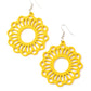 Dominican Daisy - Yellow - Paparazzi Earring Image