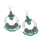 Palm Breeze - Green - Paparazzi Earring Image